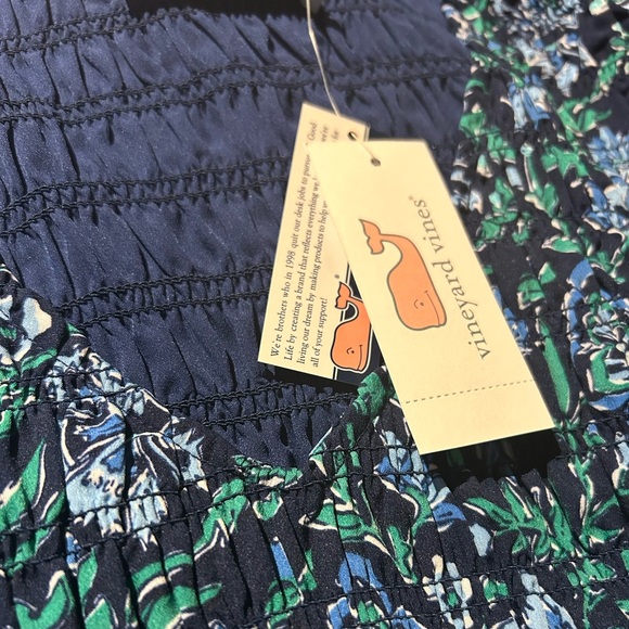 Vineyard Vines Blue Floral Midi Dress - Picture 8 of 13